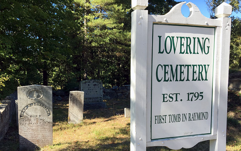 Lovering Cemetery, Raymond, NH